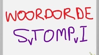 Afrikaans  Woordorde Word Order  STOMPI [upl. by Ennoid]