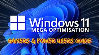 Windows 11 MEGA OPTIMIZATION Guide  Tips and tricks to speed up your PC [upl. by Py]