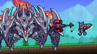 Astrum Aureus  Terraria Calamity Melee Death Mode 28 [upl. by Byrann]