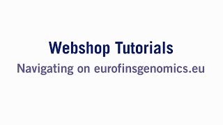 Webshop Tutorial  Prepaid Oligo Coupons [upl. by Elisabeth]