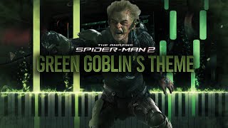 Green Goblins Theme  The Amazing SpiderMan 2 2014 OST Synthesia Piano TutorialSHEETS amp MIDI [upl. by Supmart]