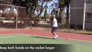 Oscar Wegner Tennis Lesson [upl. by Suez]