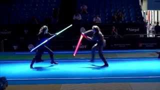 Star Wars duel on Fencing World Championships BEST SOUND [upl. by Bergerac915]