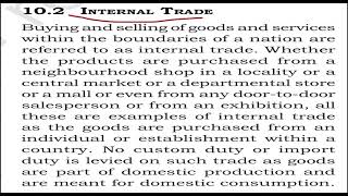 NCERT  internal trade  class 11 business studies [upl. by Patsis]