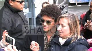 Bruno Mars promoting new album in Paris [upl. by Lucier]