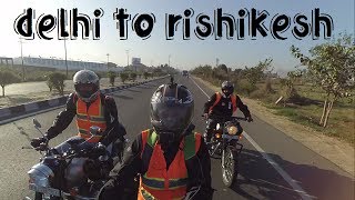 New Delhi to Rishikesh on Bike Day 2  Bikers Mela  Thunderbird 350 [upl. by Esnofla]