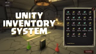 Unity Inventory System  Easy Tutorial [upl. by Aicirtak]