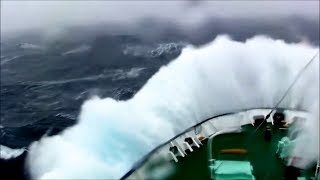 Massive storm and Huge waves at Drake passage Good ending [upl. by Kendrah397]