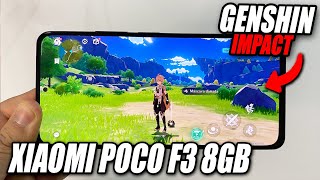 XIAOMI POCO F3 8GB en GENSHIN IMPACT  INCREIBLE RENDIMIENTO [upl. by Adihaj]