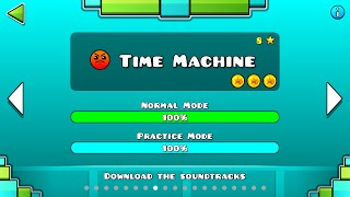 Geometry Dash  Time Machine All Coins [upl. by Meeki224]