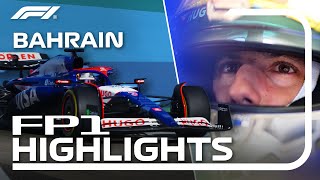 FP1 Highlights  2024 Bahrain Grand Prix [upl. by Deerc]