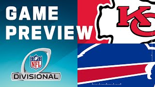 Kansas City Chiefs vs Buffalo Bills  2023 Divisional Round Game Preview [upl. by Bonine]