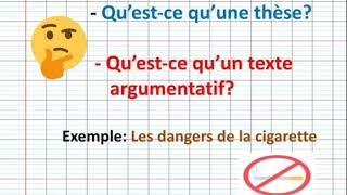 Le texte argumentatif une explication claire et facile de A à Z [upl. by Anes660]