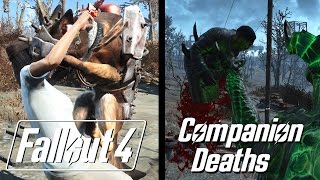 Fallout 4  Companion Deaths Montage [upl. by Elbon]