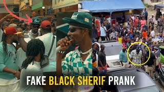 Fake Black Sherif Prank [upl. by Eramal]