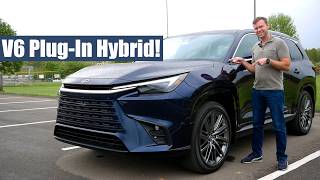 Review 2024 Lexus TX 550h  Is the V6 PlugIn Hybrid TX the Best [upl. by Samp]