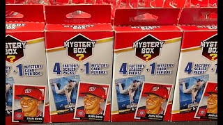 Rd 11 Walgreens Baseball Mystery Box Pack Plunge Break 4 box rip MJ Holding Repack Nice Packs [upl. by Ellednahc]