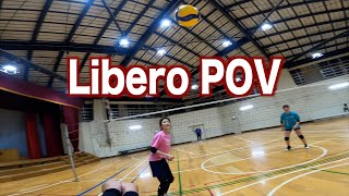 Volleyball GoPro Libero POV 【spike】 [upl. by Corina]