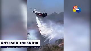 El incendio forestal de Quilanga llega hasta Quinara y Vilcabamba  LO DEL MOMENTO LOJA [upl. by Knipe]