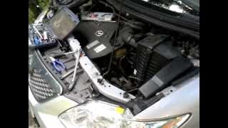 Mazda MPV 2004 LEFT SIDE PARKING LIGHT BULB REMOVALINSTALLATION [upl. by Alyac]