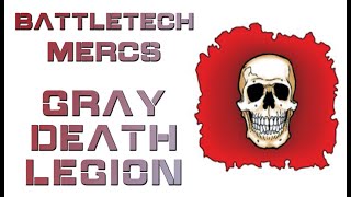 Battletech Lore  Gray Death Legion Mercenaries [upl. by Yrojram196]