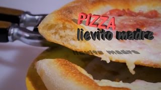 Pizza con lievito Madre  FATTA IN CASA  vlogpizzas [upl. by Nohsed]