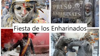 Vreemde Feesten Eier en bloemgevechten in Ibi Fiesta de los Enharinados [upl. by Anigue]