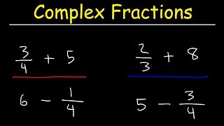 How To Simplify Complex Fractions [upl. by Monarski787]