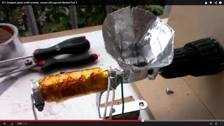 DIY cheapest plastic bottle extruder recycle milk jugs into filament Part 3 [upl. by Benge]