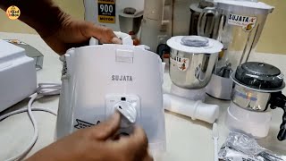 Best Juicer Mixer Grinder  SUJATA POWERMATIC Maxima 900 WATT JUICER MIXER GRINDER  Full Demo [upl. by Kusin365]