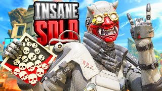 INSANE Octane SOLO 21 KILLS and 4600 Damage Apex Legends Gameplay Season 20 [upl. by Enilav]