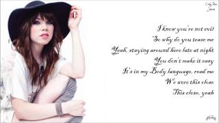 Carly Rae Jepsen  Almost Said It Lyrics [upl. by Kovacs]