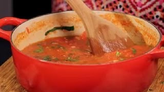 How to Make Tomato Sauce From Fresh Tomatoes  Italian Cuisine [upl. by Atinrehs]