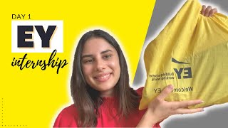 EY Summer Internship Vlog  Day 1 [upl. by Judas]