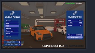 Unturned Plugins  CarShop UI 20 [upl. by Weibel70]