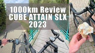 Cube Attain SLX 2023 1000km Review  Wie waren die ersten Wochen mit dem neuen Rad [upl. by Nert488]