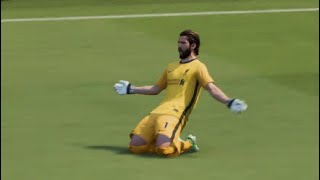 Gol Al Ultimo Minuto Con El Portero Alisson Becker [upl. by Jehanna]