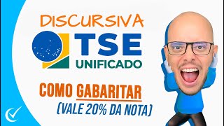 DISCURSIVA TSE UNIFICADO 2024  Analista Judiciário COMO GARANTIR A NOTA MÁXIMA [upl. by Sanchez]