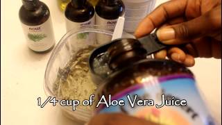 How to make Bentonite Clay Hair Mask [upl. by Wendall]