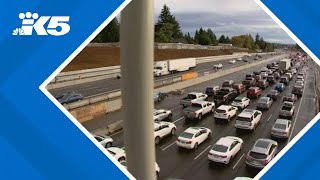 I5 reopens in Kent after 45 car pileup caused hourslong closure [upl. by Gillan]