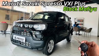 2024 Maruti Suzuki S Presso VXI Plus Full Detailed Review🔥Price amp Features😍Spresso Black Colour [upl. by Dorolice41]