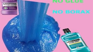 How To Make Mouthwash Slime Without Glue  DIY Slime Mouthwash No Glue  Listerine without Borax [upl. by Tallbott305]