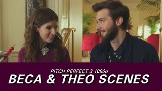 Beca amp Theo Scenes Pitch Perfect 3 1080p [upl. by Auqenwahs705]