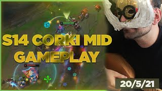 S14 CORKI VS HEIMERDINGER GAMEPLAY [upl. by Aleacin]