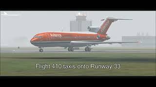 Avianca Flight 410  Crash Animation [upl. by Sculley]