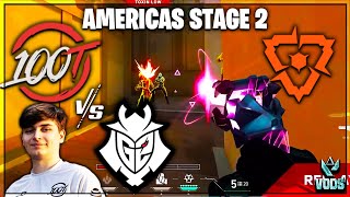 100T vs G2  Americas Stage 2 Valorant Champions Tour 2024 [upl. by Brande]