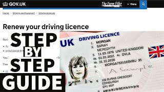 How To Renew Your Driving Licence 2024  DVLA 🚗💳 [upl. by Rednas]