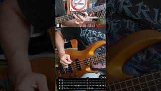 APHRODITE  No regrets BASS cover TABS [upl. by Vivyan]