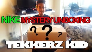 Tekkerz Kid  Mystery Nike unboxing [upl. by Amsirahc]