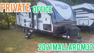 2021 Heartland Mallard M32  HUGE Bunkhouse Camper With a KING Bed [upl. by Aihcats]